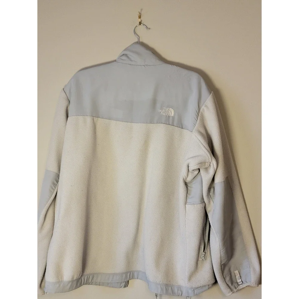 The North Face Men's Polartec Fleece Jacket‎ Light Grey, Long Sleeves, Size XL